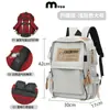 Myco Mochila Escolar Personalizada Estampado de Logo Mochila Diseño Personalizado Patrón para Estudiantes de Secundaria, Secundaria Inferior y Primaria Clase de Entrenamiento