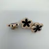 Sapatos decorativos com furo, sapato de peça única com fivela, flor de sapato, flor dourada de cinco pétalas, acessórios de joia tipo gota de óleo, acessórios DIY, atacado