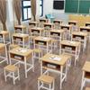 Organización de Entrenamiento de Escritorio Individual y Doble Mesa Larga Cubo Doble Gestionado Mesa de Escritura de Dos Pisos Mesa de Tutoría para Aula para Estudiantes de Primaria y Secundaria