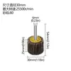 Rueda de Esmerilado de Metal Anillo de Papel de Lija Rueda de Pulido para Carpintería Rueda de Solapa Rueda de Tela Abrasiva con Mango Rueda de Solapa Cabezal de Esmerilado