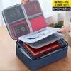 Bolsa para Documentos, Bolsa de Viagem para Casa, Bolsa de Armazenamento, Porta-Cartões Multifuncional, Bolsa de Armazenamento em Tecido Oxford para Documentos, Bolsa de Mão