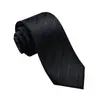 Corbata de Hombre Cremallera Boda Novio Negocios Ropa Formal Negro Rayado Nudo Libre Traje Camisa Casual