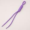 Paracord de Poliéster Cor Sólida Nó Chinês 22cm Acessórios para Joias Artesanais DIY Cordão Colorido Corda Trançada Pendurador de Bolsa Venda por Atacado