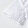 Traje de Tres Piezas Blanco de Manga Corta, Shorts y Corbata para Niños Pequeños y Medianos, Atuendo para Fiesta del 1 de Junio de Verano