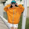 Transmissão ao vivo exclusiva: Roupa de proteção solar de verão para casal, UPF50+, leve, respirável, proteção UV, jaqueta masculina