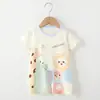 Ropa de una pieza para bebé recién nacido verano mameluco de manga corta 0 ropa de verano para bebé niña niño 1 año 6 delgado 3 meses algodón puro