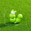 Terrario de musgo, figura de oruga de ojos grandes, miniatura adorable, accesorios de decoración DIY para paisajismo de jardinería, mini adornos de escritorio