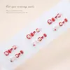 30 piezas de lindas y juguetonas pegatinas para uñas de gato de dibujos animados con lunares y flores, dulces y encantadoras, para manicura de bebé, extraíbles y ponibles