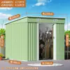 Cuarto de Almacenamiento Exterior, Cobertizo de Herramientas, Almacenamiento de Jardín, Casa de Almacenamiento Sencilla, Casa Modular para Terraza de Patio, Cuarto de Almacenamiento Móvil Desmontable