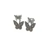 "Mariposa de Oreja" Mariposa de Hada Brillante Ear Cuff Sin Perforación Pendientes para Mujer, Lujo Ligero Elegante Accesorio de Oreja de Gama Alta