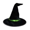 Chapéu de Bruxa de Halloween Coroa Preta Chapéu de Bruxa Adereço de Cabeça de Mago Chapéu de Bruxa Mágico Chapéu de Festa Adereço de Cabeça