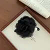 Pasador Retro de Perla y Rosa para Mujer Nuevo Estilo 2025 Pinza de Tiburón en la Parte Posterior de la Cabeza, Pinza Elegante de Agarre, Pinza para el Cabello