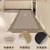 Tapete de Piso para Cocina de Lino Simple Transfronterizo que Absorbe Agua y Aceite, Limpiable con Paño, No Requiere Lavado, Tapete Resistente a Manchas, Tapete de Piso para Cocina a Prueba de Aceite y Resistente a Manchas