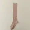 Calcetines Baiduidui, calcetines de algodón finos para pantorrilla de primavera y verano, calcetines largos transpirables, calcetines hasta la rodilla para mujer, calcetines de tubo alto, serie Miu al por mayor