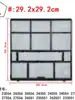 Filtro de Ar Condicionado Aplicável Tela de Poeira Unidade Interna Doméstica de Parede 1 CV 1.5 CV Universal Algodão Branco Tianli