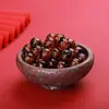 Glacê perfumado de cor cinza Yonghe primavera e verão contas soltas semiacabadas pulseira de contas redondas de cor dourado antigo acessórios diy