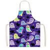 Avental de Halloween de Novo Produto Transfronteiriço, Avental Decorativo com Atmosfera Festiva de Horror, Avental Resistente a Manchas para Casa, Venda Direta da Fábrica