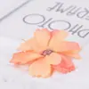 Material hecho a mano para bricolaje, simulación de flores, flores para bodas, flores de pared, ramillete, tocado, flores decorativas, flores de crisantemo, flores de lengua estelar.