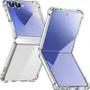 Adequado para Samsung Z Flip 20% de desconto com Airbag nas Quatro Cantos Anti-Queda TPU Transparente Capa para Celular Z Flip7/8, À Prova de Choque
