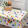 Plato de Papel Desechable Grueso con Puntos Biodegradables para Mesa de Pastel Plato Redondo para Cumpleaños Vajilla para Té de la Tarde Plato para Pastel