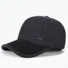 Gorra de Béisbol de Invierno Nuevo Estilo Cálida y a Prueba de Frío que Protege las Orejas para Hombres de Mediana Edad y Mayores, Gorro Grueso de Algodón con Forro Polar para Exteriores