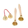 Conjunto de Sinos Orff com 2 Sinos para Crianças do Jardim de Infância Material Didático de Educação Infantil Brinquedos Musicais de Mão