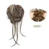 Peluca, accesorio para el cabello estilo europeo y americano, largo y voluminoso, postizo para mujer de aspecto natural, peinado de moño, moderno y versátil, nuevo en stock