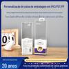 Caixa Pet Amazon Retangular Caixa Pp Transparente Caixa Dobrável Plástico Caixa de Plástico Estampagem a Quente Impressão a Cores Caixa de Embalagem Logotipo Personalizado