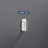 Soporte de Acero Inoxidable para Vaso de Enjuague Bucal y Cepillo de Dientes Montado en Pared Sin Taladrar Estante de Almacenamiento para Cepillo de Dientes en Baño Soporte de Almacenamiento para Vaso de Dientes Montado en Pared