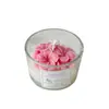 Taza de Regalo para el Día de la Madre Huevo de Cera Flor Vela de Aromaterapia Vela DIY Adornos para el Hogar Vela con Forma de Flor Artificial