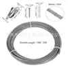 Amazon Cuerda Colgante Ajustable Cuerda para Colgar Cuadros de Doble Extremo Acero Inoxidable Cable Colgante Móvil Cuerda para Colgar Marcos de Fotos Exposición de Cuadros