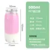 Latas plásticas descartáveis transparentes PET garrafa de milk tea latas seladas para suco latas para bebidas de café podem ser personalizadas LOGOTIPO