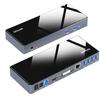 Estación de acoplamiento 14 en 1 multifuncional Hub USB3.0 doble pantalla con 2K HDMI DVI/VGA puerto de malla puerto para auriculares