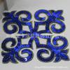 En stock Lujo Ligero Accesorios Decorativos DIY Pegatinas de Tela Bordadas a Mano Parches para Vestidos Accesorios para Ropa Lentejuelas para Planchar