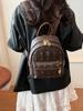 Bolso Pequeño Texturizado Retro para Mujer 2026 Otoño e Invierno Nuevo Estilo Mochila de Alta Gama Elegante Versátil Ropa de Trabajo Mochila Pequeña