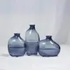 Vaso de Vidro Colorido Fresco Nórdico Vaso Pequeno Criativo para Mesa de Escritório Luxo Leve Simples Garrafa de Aromaterapia Fabricante Venda no Atacado