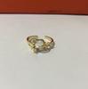 Anillo Abierto Exclusivo de Plata de Ley S925 Xiaoqin con Textura de Papel de Aluminio y Cristal de Zircón Azul, Estilo Ins de Lujo Ligero