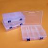 Caja Luya Creativa Transparente de Plástico Removible de Almacenamiento de Doble Capa y 8 Compartimentos para Empaque de Cosméticos, Joyería, Piezas, Herrajes, Acabado
