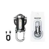 Lanterna chaveiro USB recarregável mini portátil luz estroboscópica três modos à prova de chuva à prova d'água emergência ao ar livre luz forte