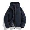 Chaqueta de algodón IZEXX para hombre, ligera y moderna, de grafeno, para otoño e invierno, cortavientos, impermeable, cálida, gruesa y personalizable