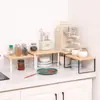 Estante de Almacenamiento de Madera, Estante Creativo de Manualidades de Pared, Estante de Almacenamiento y Organización Combinado de Hierro y Madera, Almacenamiento de Cocina