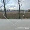 Venda Quente Transfronteiriça Dourado 2,1m Estrutura de Porta Arqueada de Ferro Caminho de Casamento Suporte para Balão de Chumbo Fundo para Fotografia Fluxo de Montanha Alta