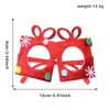 Gafas Navideñas Transfronterizas para Adultos y Niños, Regalos de Navidad, Tela Estampada en Oro, Caja de Regalo de Árbol de Navidad, Monturas de Gafas para Fiesta