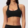 Sujetador de Yoga Amazon de Alta Elasticidad con Sensación de No Llevar Nada, Cuello Halter, A Prueba de Impactos, Top de Yoga de Alta Intensidad, Chaleco de Fitness para Mujer 3588