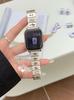 Adequado para Pulseira de Relógio Applewatch8 9 Metal Apple Watch Aço Inoxidável Se67 Mahjong Novo Nicho Modelo Fino