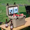 Caixa Térmica Rotomoldada para Uso Externo Transfronteiriço 20Qt Caixa Isolada Portátil Estilo Camping ao Ar Livre Piquenique