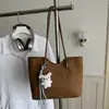 Bolsa de Gran Capacidad Transfronteriza para Mujer Verano 2026 Nuevo Versátil Moda Hombro Único Tendencia Viaje Diario Retro Casual Bolso Tote