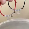 Pulsera Trenzada de Ojo de Gato Fu Pai Haoyun para Mujer, Pulsera de Lujo Ligero de Alta Calidad, Cuerda de Mano, Regalo de Celebridad de Internet para Novia