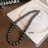 Collar de Perlas Gris Retro Francés para Mujer 2026 Nuevo de Gama Alta Temperamento Versátil Cadena para Suéter Lujo Ligero Nicho Gargantilla