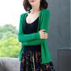 Comércio Exterior Seda Fina Tricô Cardigan Suéter Tamanho Grande Solto Proteção Solar Roupa Xale Casaco Nova Camisa de Ar Condicionado Top Feminino